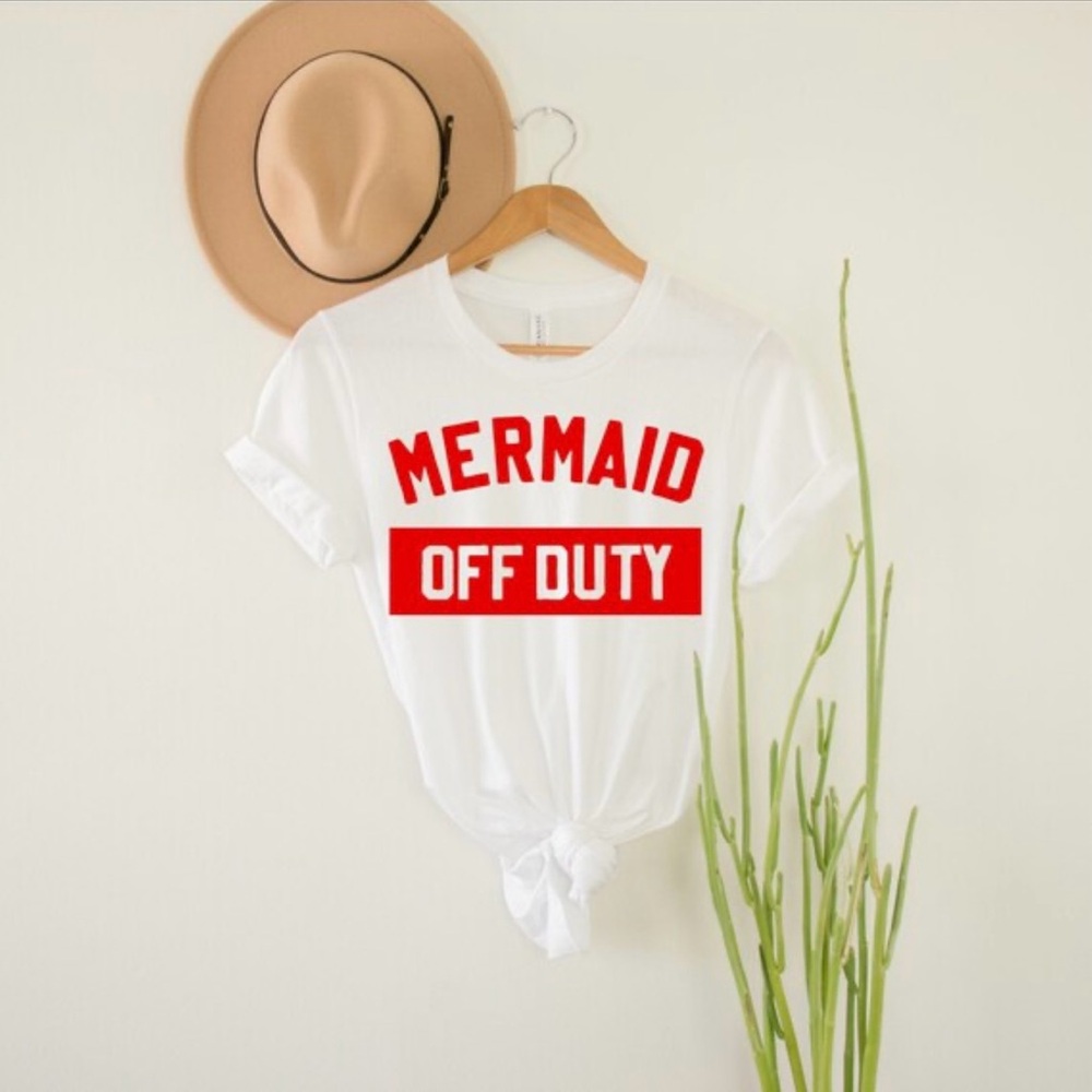 Boho Mermaid Off Duty Shirt Summer Graphic Tee